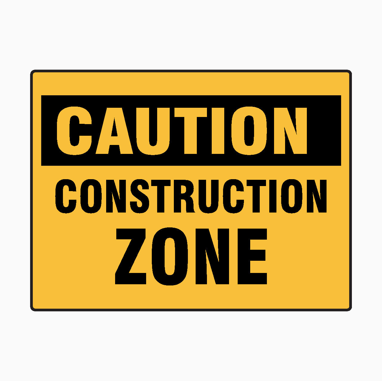 Constraction Zone Sign Construction Zone Sign Color at Toby Skene blog