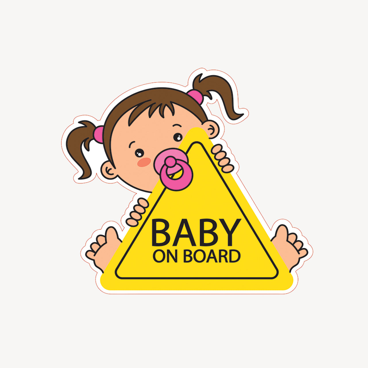 BABY ON BOARD SIGN - BACK WINDOW VEHICLES