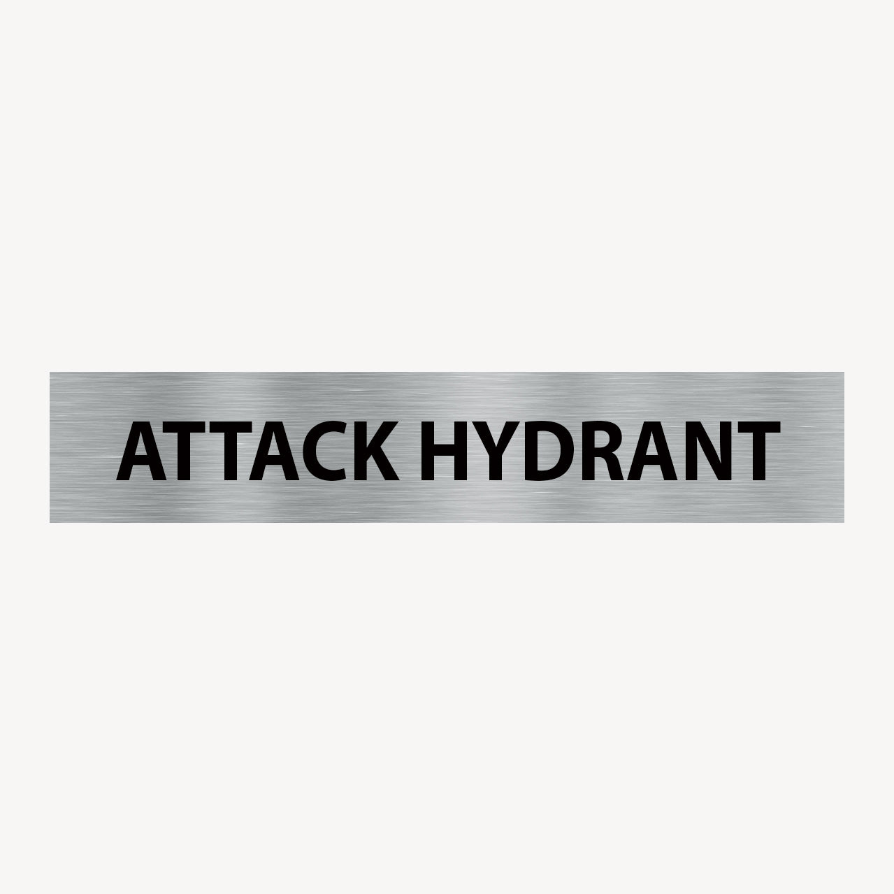 ATTACK HYDRANT SIGN - statutory signs at Get Signs – Get signs