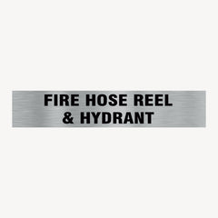 FIRE HOSE REEL & HYDRANT SIGN