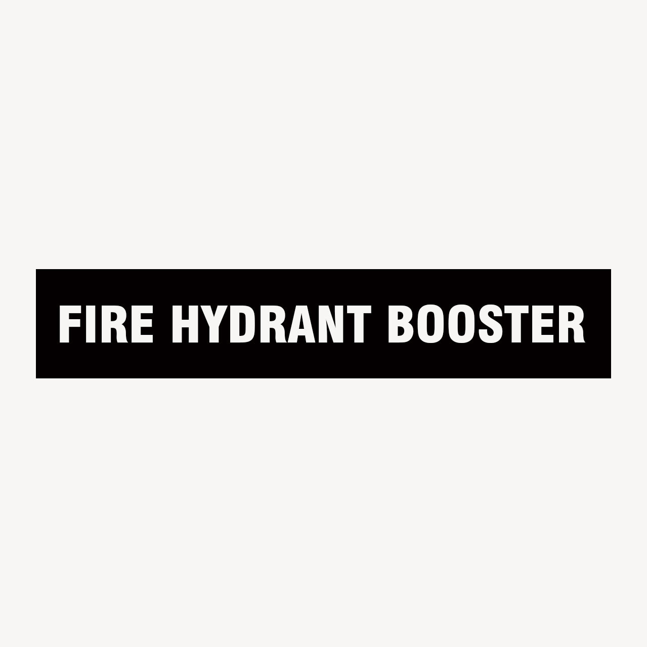 Fire Hydrant Booster Sign | Statutory Signs | Delivery Australia Wide ...