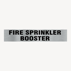 FIRE SPRINKLER BOOSTER SIGN