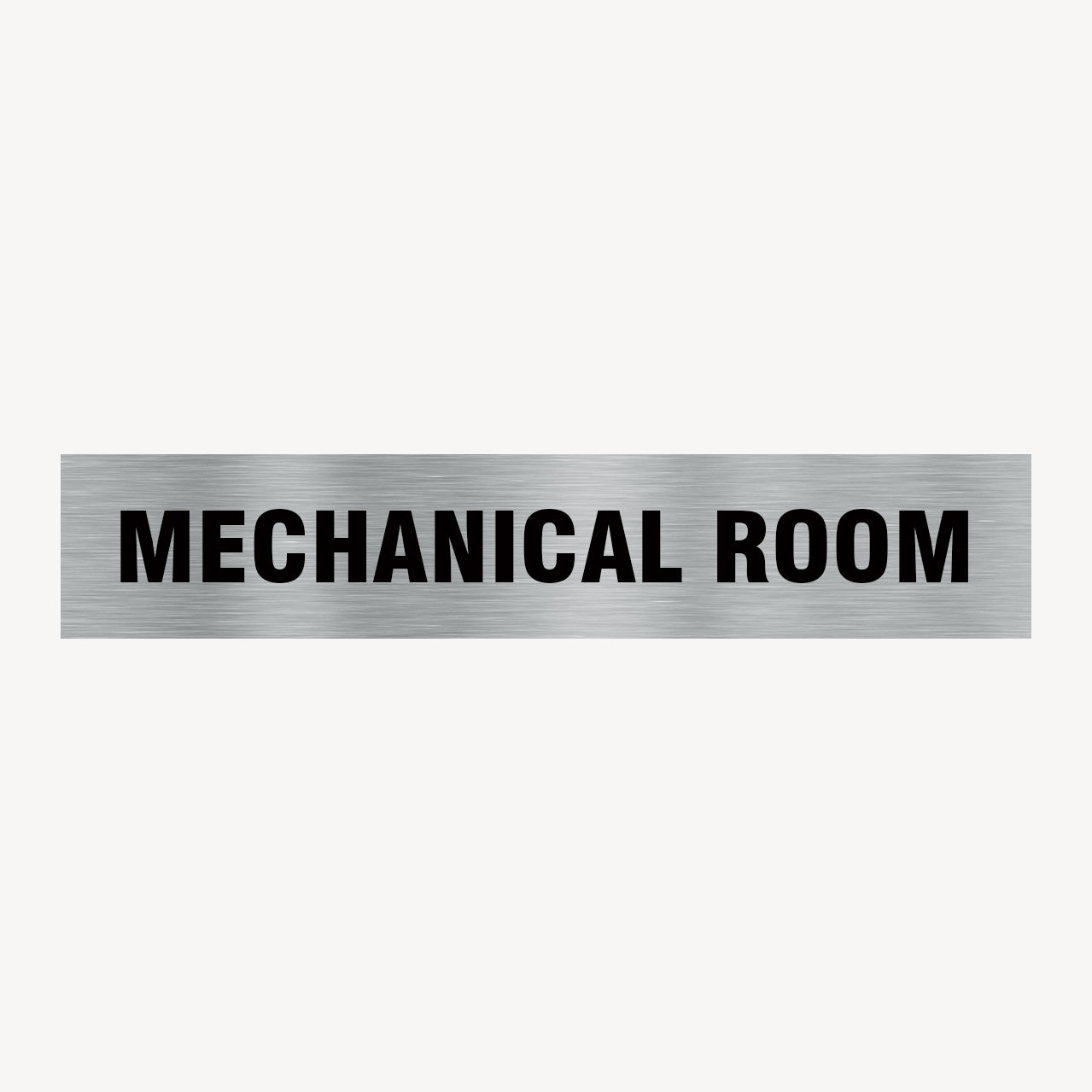 MECHANICAL ROOM SIGN