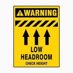 LOW CLEARANCE SIGN – Get signs