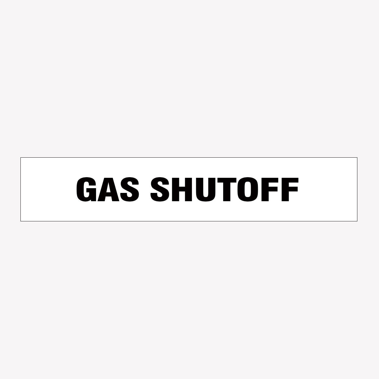 GAS SHUTOFF SIGN - STATUTORY SIGNS IN AUSTRALIA - FAST SHIPPING  - SHOP ONLINE AT GET SIGNS