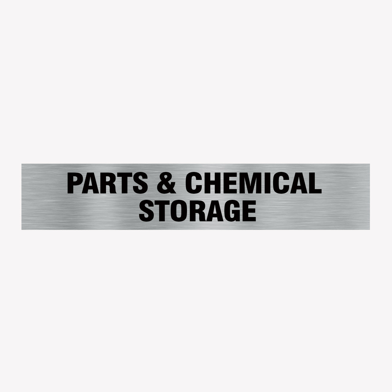 PARTS & CHEMICAL STORAGE SIGN – Get signs
