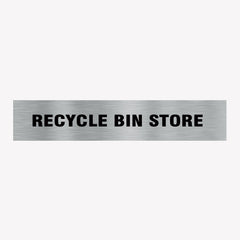 RECYCLE BIN STORE SIGN