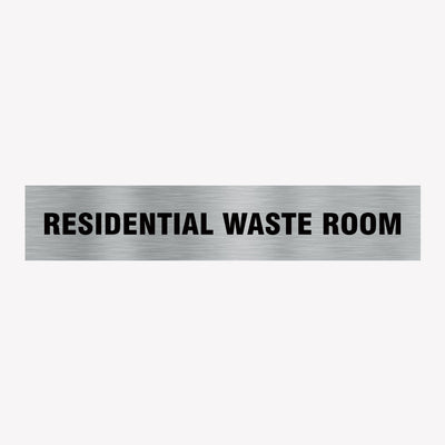 RESIDENTIAL WASTE ROOM SIGN