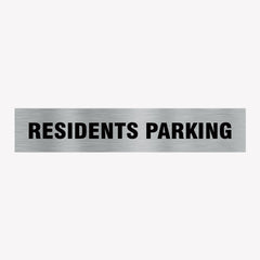 RESIDENTS PARKING SIGN