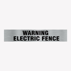 ELECTRIC FENCE SIGN