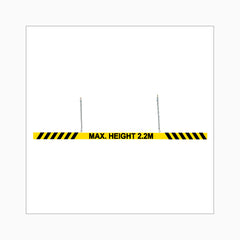 HEIGHT CLEARANCE BAR (2 Meters long)